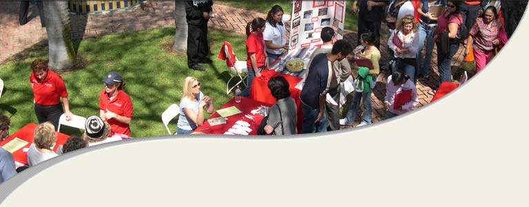 Students at orientation