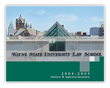 Wayne State University Law School Brochure