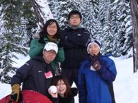 BC Intl Students at Snowtubing Field Trip