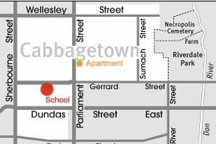 Language School in Toronto map