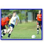 Athletics at Hyde is an essential component of its character curriculum. All students participates in a sport three seasons every year. Michael Bath 06 was this years MVP on the Hyde-Bath boys varsity soccer team. Mike and his teammates reached the MAISAD championship this past fall. Michael, a senior at Hyde, will pursue soccer next year at college.